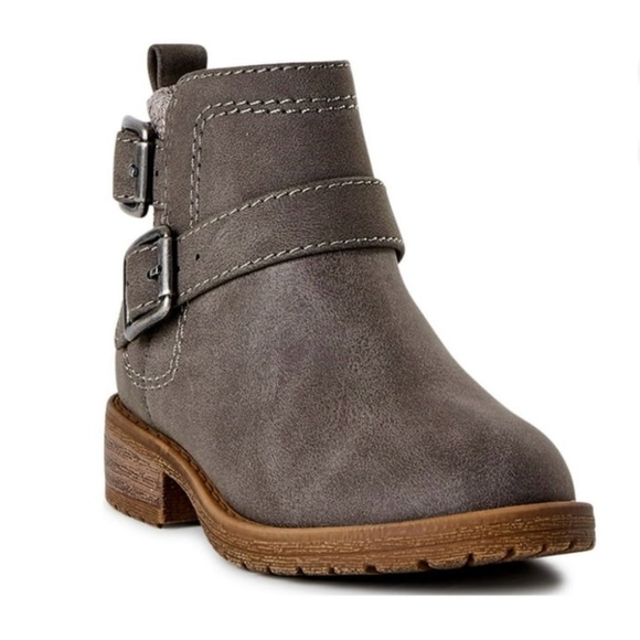 Wonder Nation Other - Wonder Nation Toddler Girl Sweater Knit Ankle Boots Gray Size 10